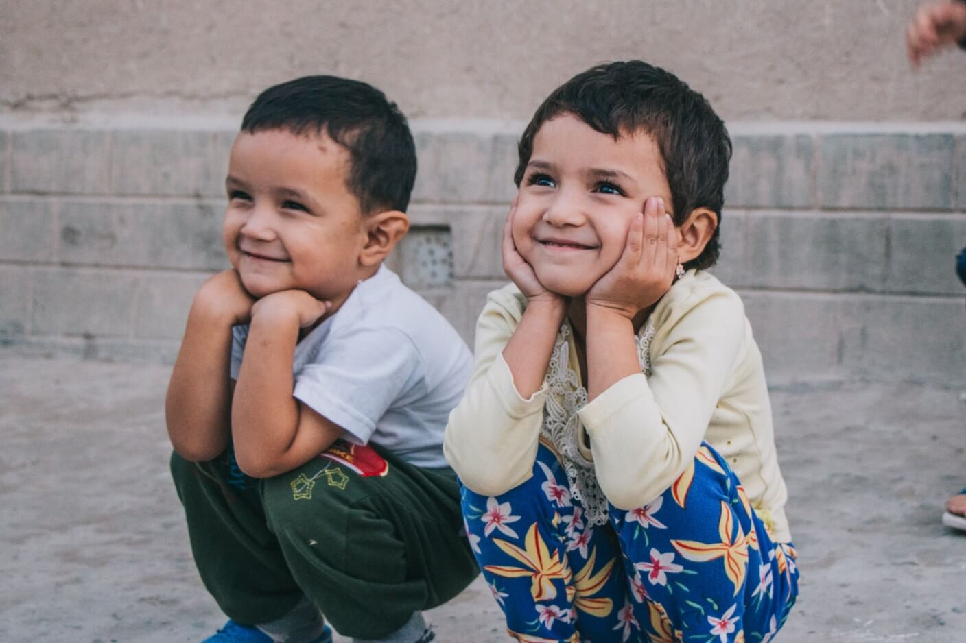 Children smiling